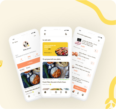 BEMEAL app mockup
